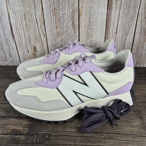 New Balance x Figs 327 Athletic Shoes Women's Sz 12 Men's Sz 10.5 White Purple